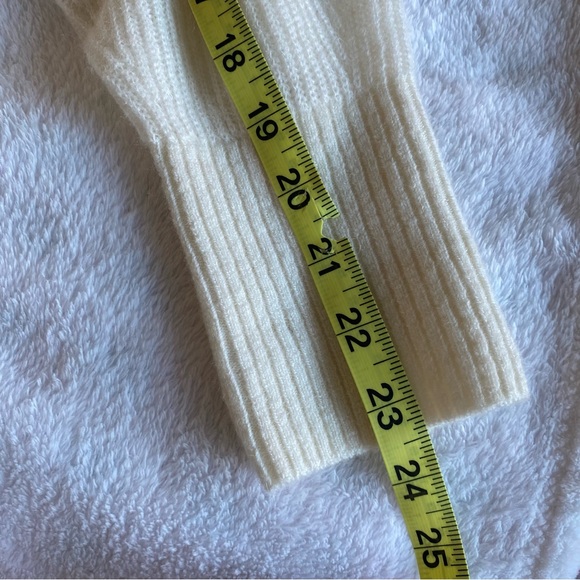 Quince Baby Alpaca-Wool Cropped Cardigan Ivory | S - Picture 10 of 11